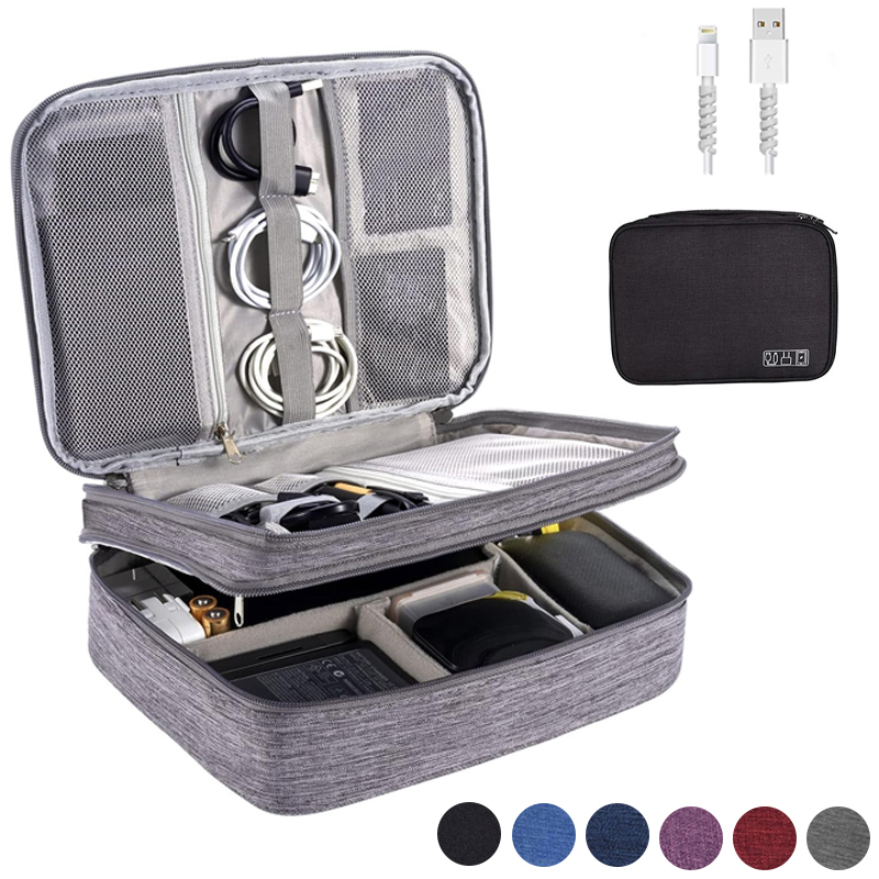 Electronics Gadgets Bag - Bolsa de armazenamento digital portátil, dispositivo