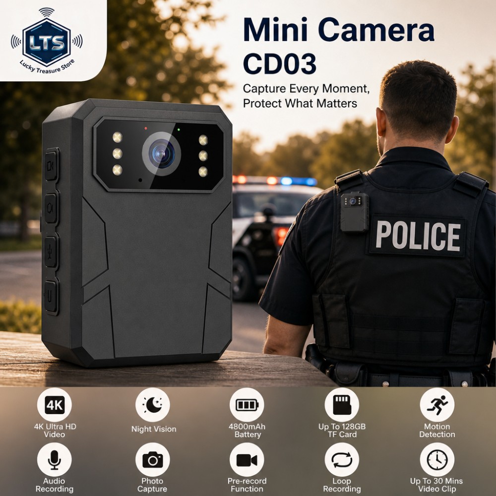Câmera Corporal Policial 1080P - Compact Camera Mirrorless avaliação e preço