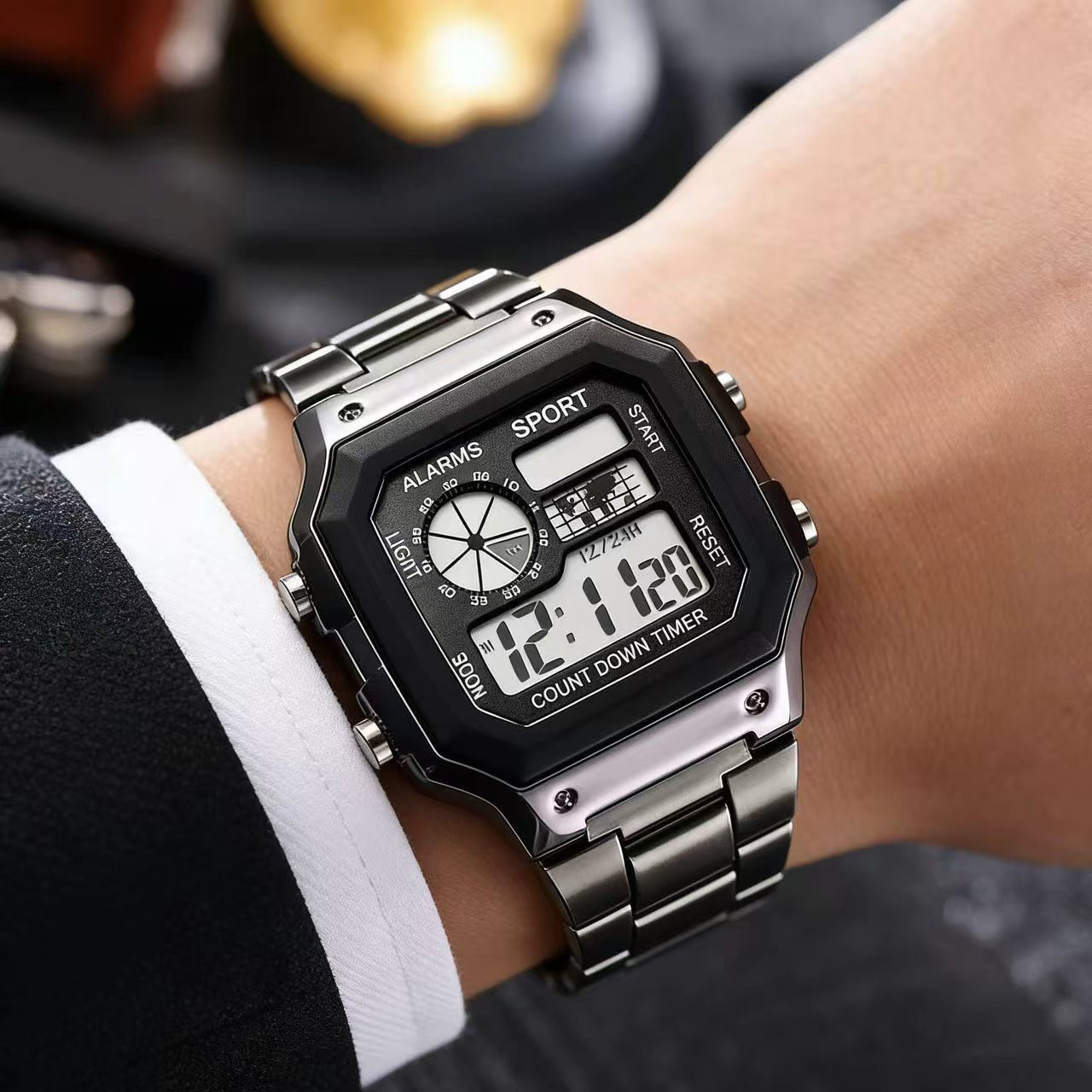Relógio militar masculino de l - Electronics Gadgets For Men avaliação e preço
