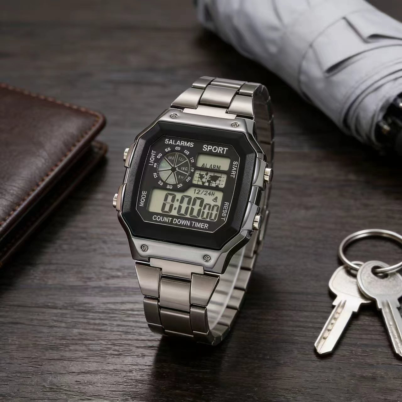 Relógio militar masculino de l - Electronics Gadgets For Men avaliação e preço